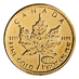 1999 1/10 oz Canadian Gold Maple Leaf Bullion Coin - 20 Years ANS Privy thumbnail