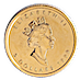 1999 1/10 oz Canadian Gold Maple Leaf Bullion Coin - 20 Years ANS Privy thumbnail