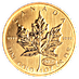 1999 1 oz Canadian Gold Maple Leaf Bullion Coin - 20 Years ANS Privy thumbnail