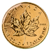 2008 1/2 oz Canadian Gold Maple Leaf Bullion Coin thumbnail