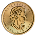 2015 1 oz Canadian Gold Maple Leaf Bullion Coin thumbnail