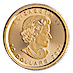 2021 1/4 oz Canadian Gold Maple Leaf Bullion Coin thumbnail