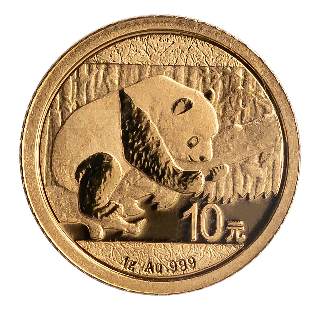 2016 Gold Panda Coin 1 Gram CGCI Slab 