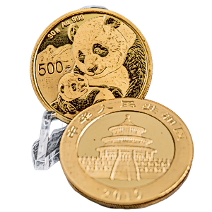 2 pcs of 30 gram 2019 Chinese Gold Panda Coins – Total 60 grams Gold