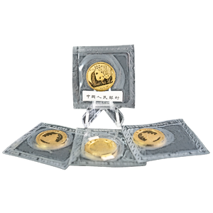 4 pcs of 1/4 oz 2011 Chinese Gold Panda Coins - Total 1 oz Gold