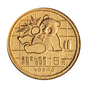 1989 1/20 oz Chinese Gold Panda Bullion Coin