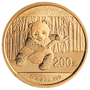 2014 1/2 oz Chinese Gold Panda Bullion Coin