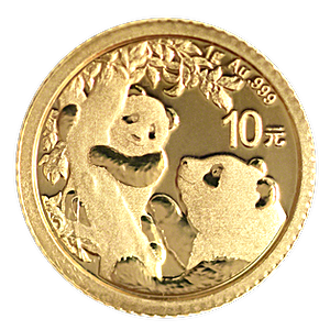 2021 1 Gram Chinese Gold Panda Bullion Coin