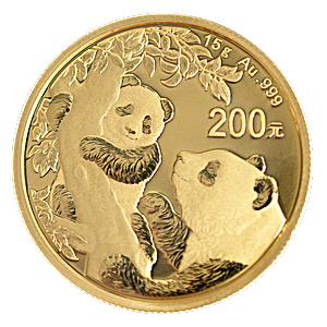 2021 15 Gram Chinese Gold Panda Bullion Coin