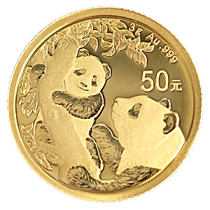 2021 3 Gram Chinese Gold Panda Bullion Coin