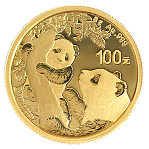 2021 8 Gram Chinese Gold Panda Bullion Coin