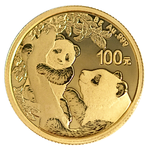 2021 8 Gram Chinese Gold Panda Bullion Coin