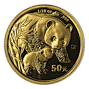 2004 1/10 oz Chinese Gold Panda Bullion Coin