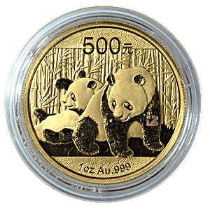 2010 1 oz Chinese Gold Panda Bullion Coin