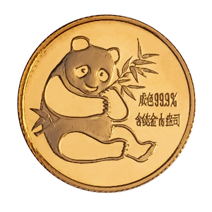 1982 1/10 oz Chinese Gold Panda Bullion Coin