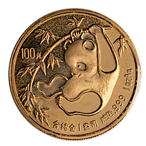 1985 1 oz Chinese Gold Panda Bullion Coin