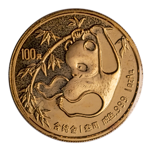 1985 1 oz Chinese Gold Panda Bullion Coin
