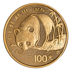1987 1 oz Chinese Gold Panda Bullion Coin