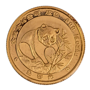 1988 1/4 oz Chinese Gold Panda Bullion Coin