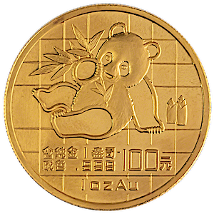 1989 1 oz Chinese Gold Panda Bullion Coin
