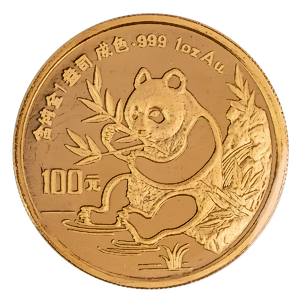 1991 1 oz Chinese Gold Panda Bullion Coin