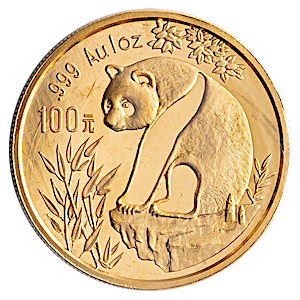 1993 1 oz Chinese Gold Panda Bullion Coin