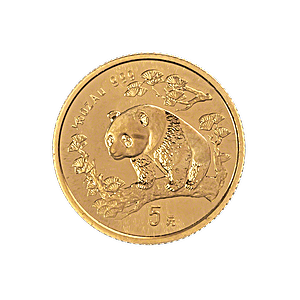 1997 1/20 oz Chinese Gold Panda Bullion Coin