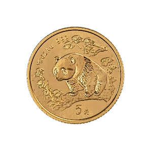 1997 1/20 oz Chinese Gold Panda Bullion Coin