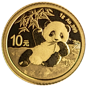 2020 1 Gram Chinese Gold Panda Bullion Coin