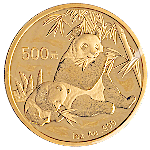 2007 1 oz Chinese Gold Panda Bullion Coin