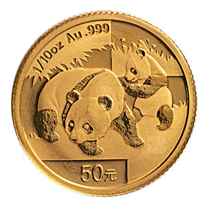 2008 1/10 oz Chinese Gold Panda Bullion Coin