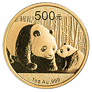 2011 1 oz Chinese Gold Panda Bullion Coin