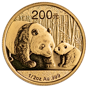 2011 1/2 oz Chinese Gold Panda Bullion Coin