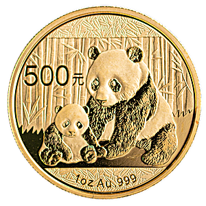 2012 1 oz Chinese Gold Panda Bullion Coin