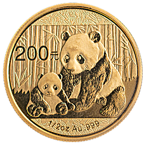 Chinese Gold Panda 2012 - 1/2 oz