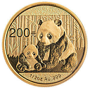 2012 1/2 oz Chinese Gold Panda Bullion Coin