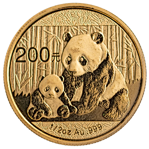 2012 1/2 oz Chinese Gold Panda Bullion Coin