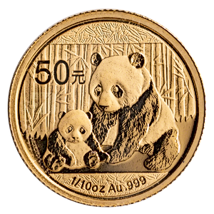 2012 1/10 oz Chinese Gold Panda Bullion Coin