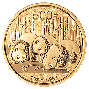 2013 1 oz Chinese Gold Panda Bullion Coin