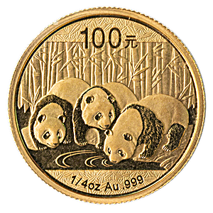 2013 1/4 oz Chinese Gold Panda Bullion Coin