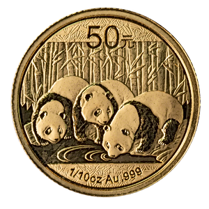 2013 1/10 oz Chinese Gold Panda Bullion Coin