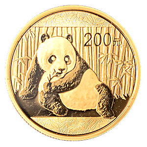 2015 1/2 oz Chinese Gold Panda Bullion Coin