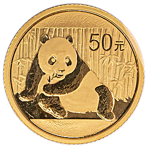 Chinese Gold Panda 2015 - 1/10 oz