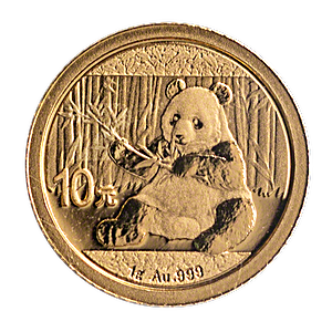 2017 1 Gram Chinese Gold Panda Bullion Coin