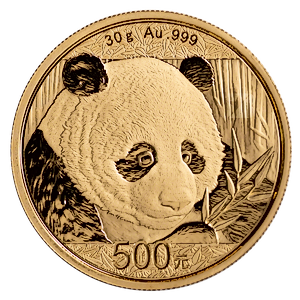 2018 30 Gram Chinese Gold Panda Bullion Coin