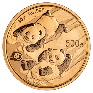 2022 30 Gram Chinese Gold Panda Bullion Coin