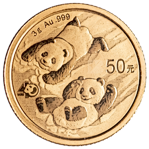 2022 3 Gram Chinese Gold Panda Bullion Coin