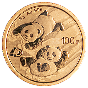 2022 8 Gram Chinese Gold Panda Bullion Coin