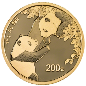 2023 15 Gram Chinese Gold Panda Bullion Coin
