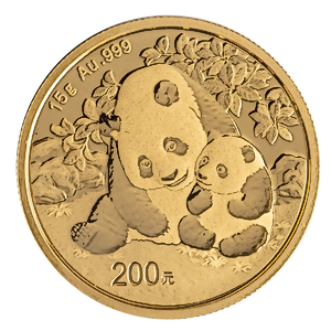 2024 15 Gram Chinese Gold Panda Bullion Coin